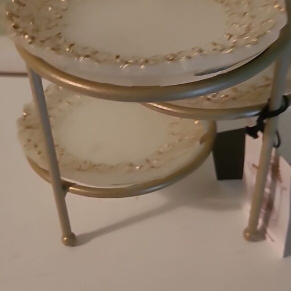 Rachel Zoe Gold and Cream Tiered Jewelry Storage - Picture 4 of 9